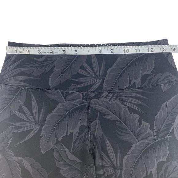 Scorpio Sol Womens Tropical Leaves and Dots Capri Leggings - Size S - Picture 7 of 9